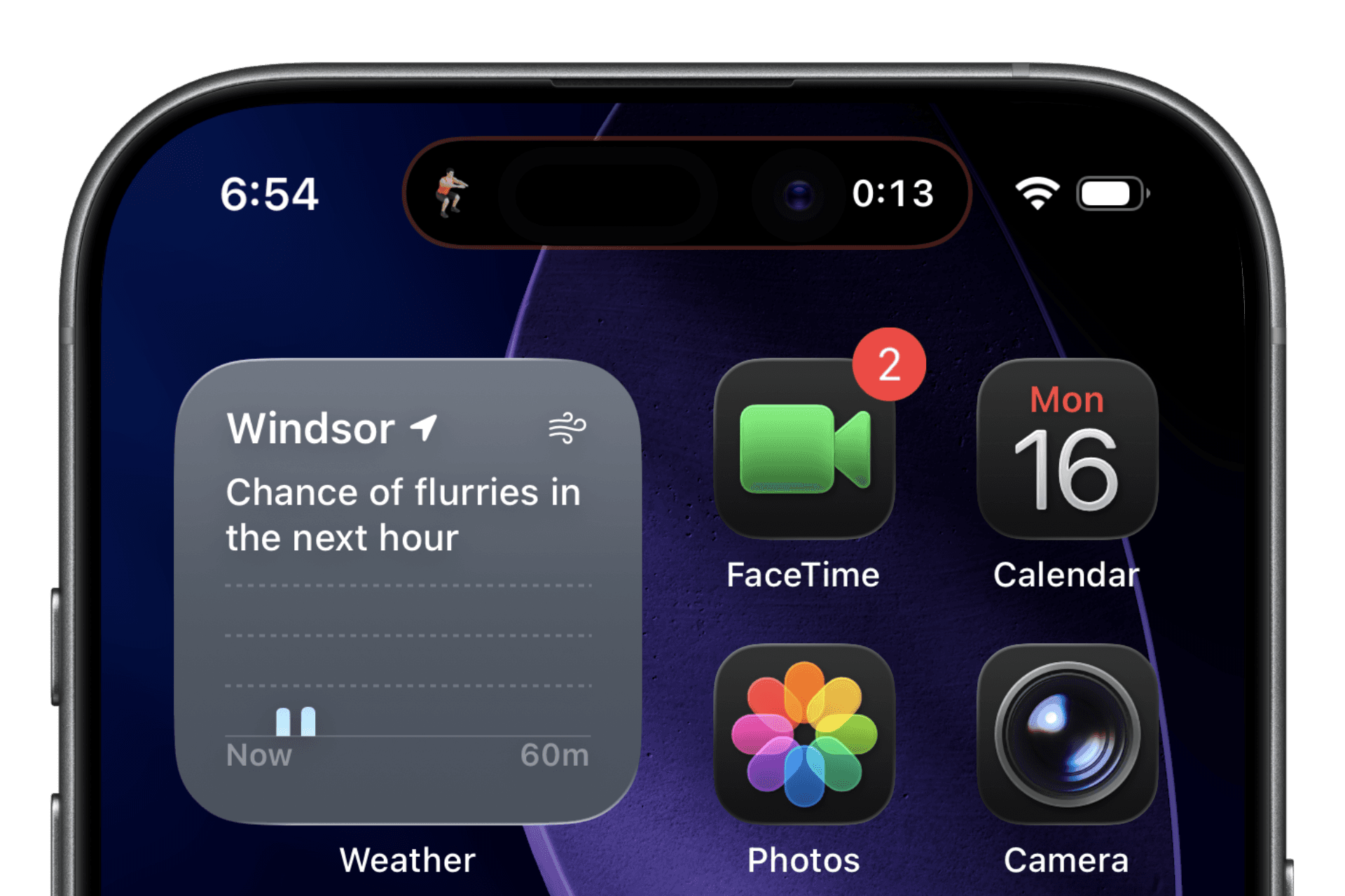 Timer in Dynamic Island